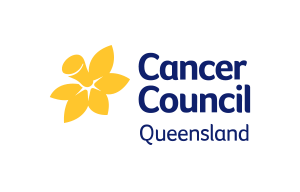 Cancer Council Queensland logo in their brand colours on a transparent background.