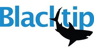 Blacktip Logo In Their Brand Colours On A Transparent Background